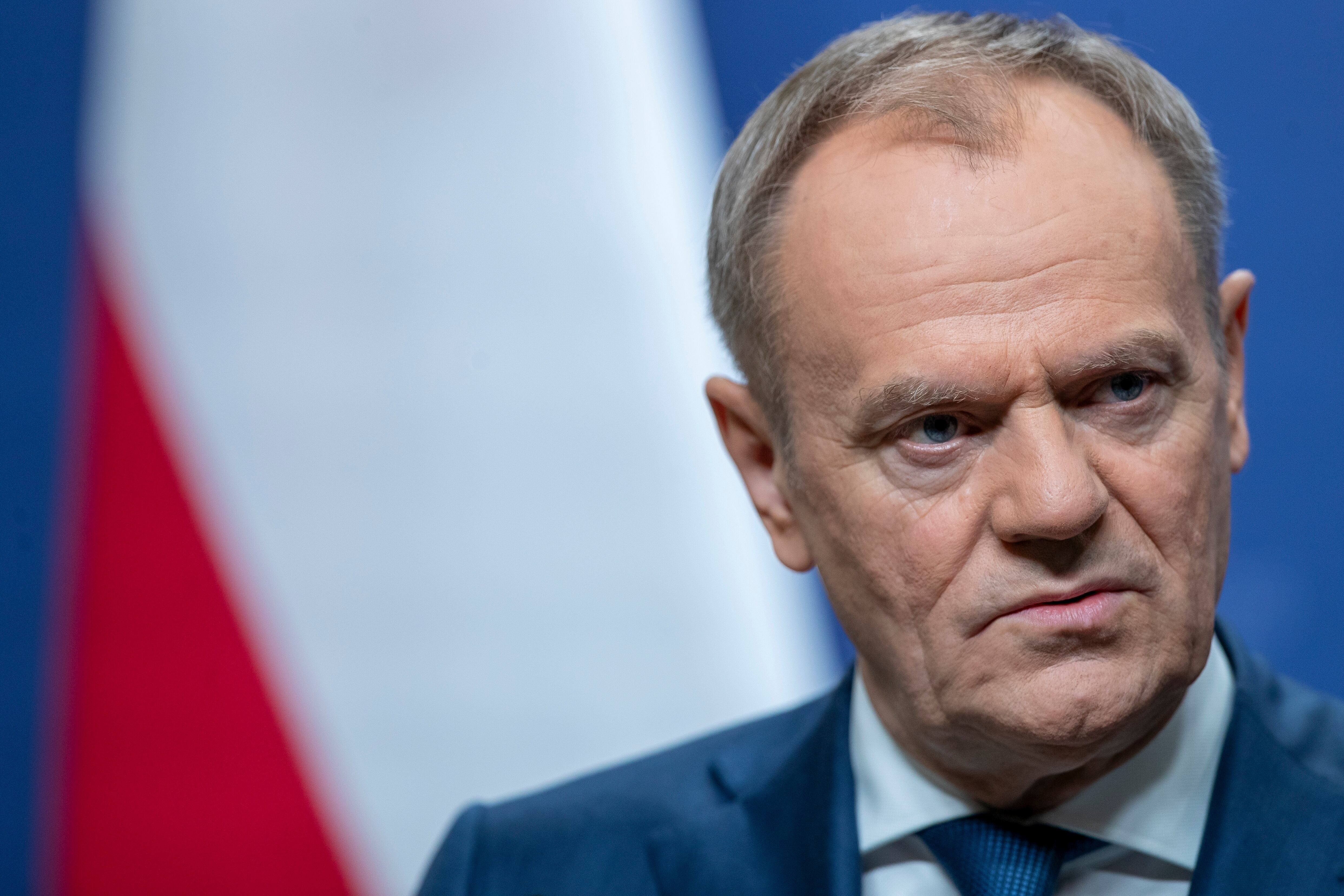 El primer ministro de Polonia, Donald Tusk,. (AP Foto/Mindaugas Kulbis, Archivo)