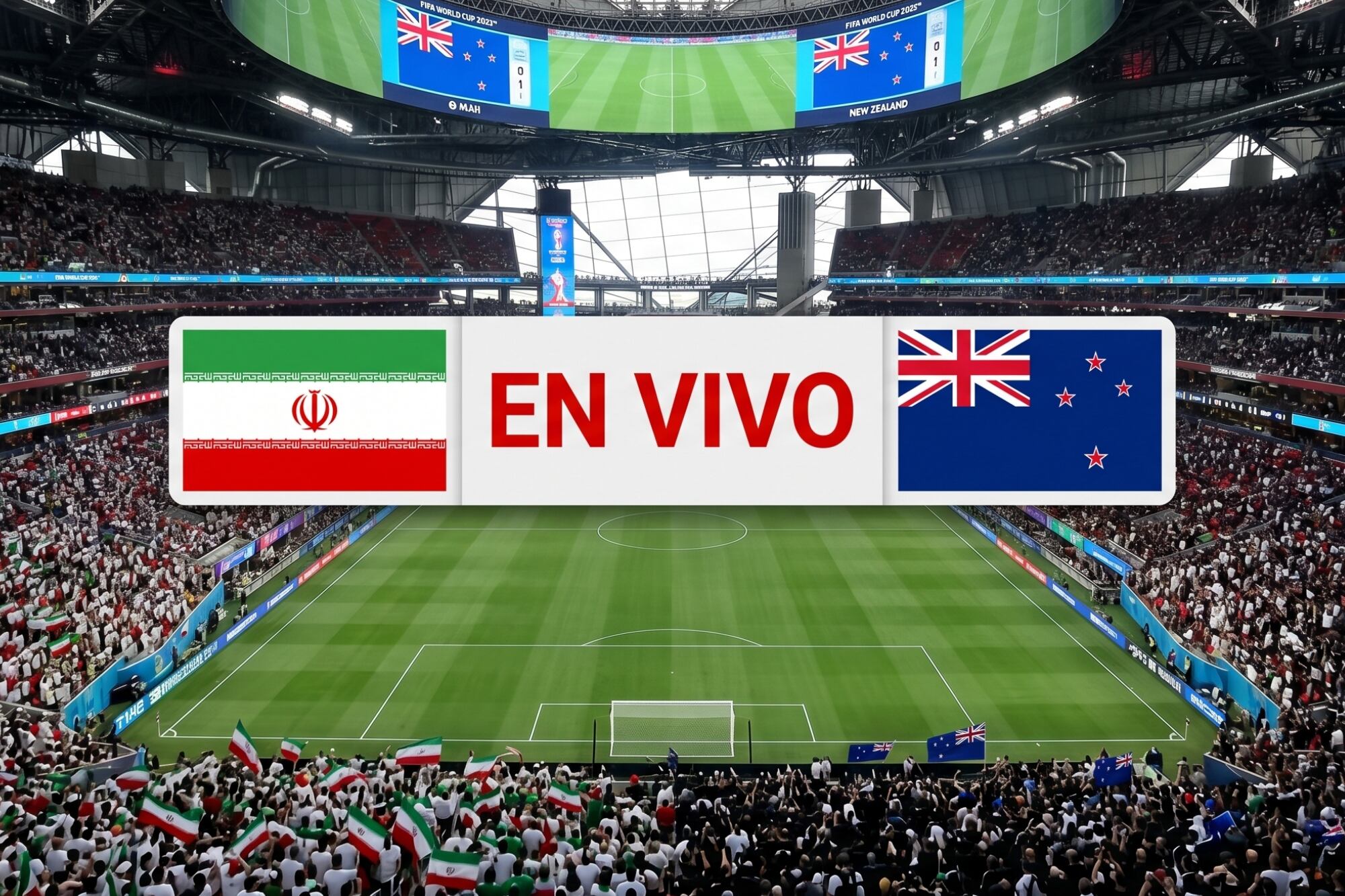 A qué hora de EE.UU. juegan Irán vs. Nueva Zelanda, hoy: transmisión en vivo del Mundial 2026