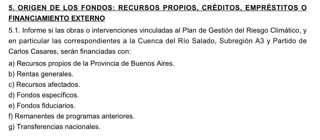 En el amparo también pidieron información sobre los fondos destinados a las obras y los pagos realizados