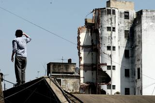 Derrumbes en Capital Federal, una situación que se repite