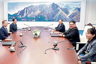 Los protagonistas de la mesa de diálogo