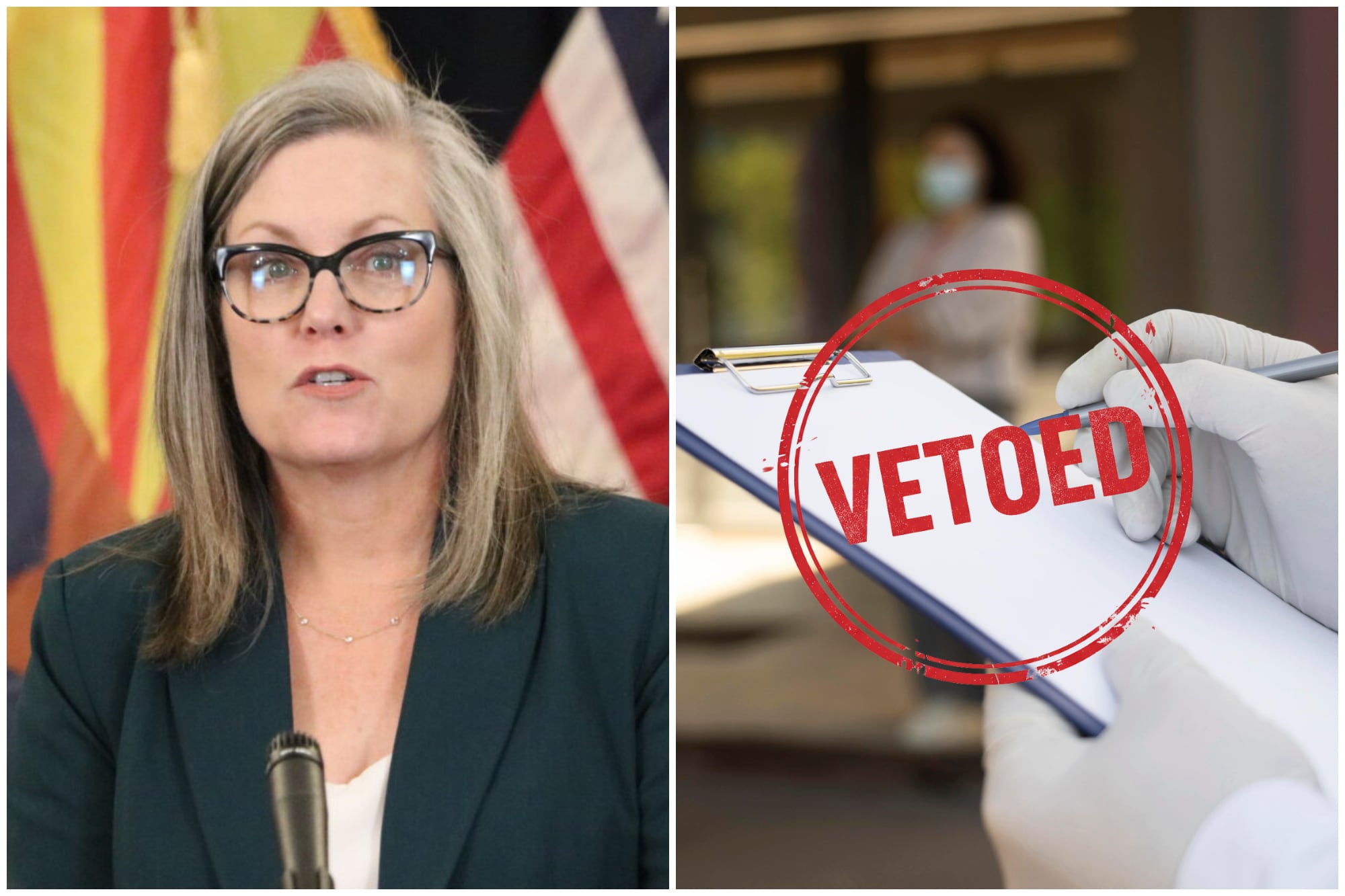 El proyecto de ley vetado por Katie Hobbs en Arizona para proteger a los migrantes que se atienden en hospitales