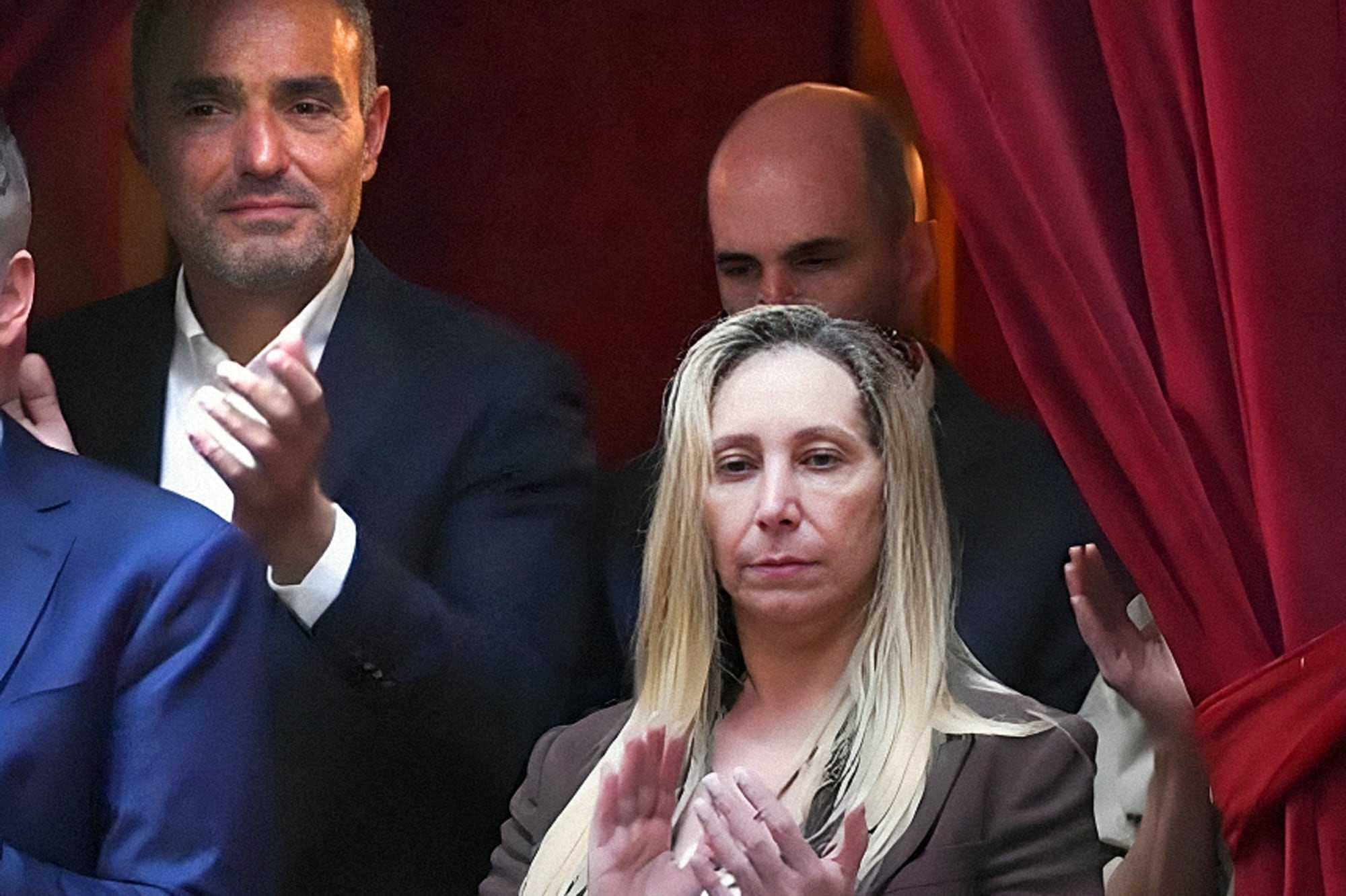 Karina Milei y detrás, Lule Menem, su mano derecha en LLA