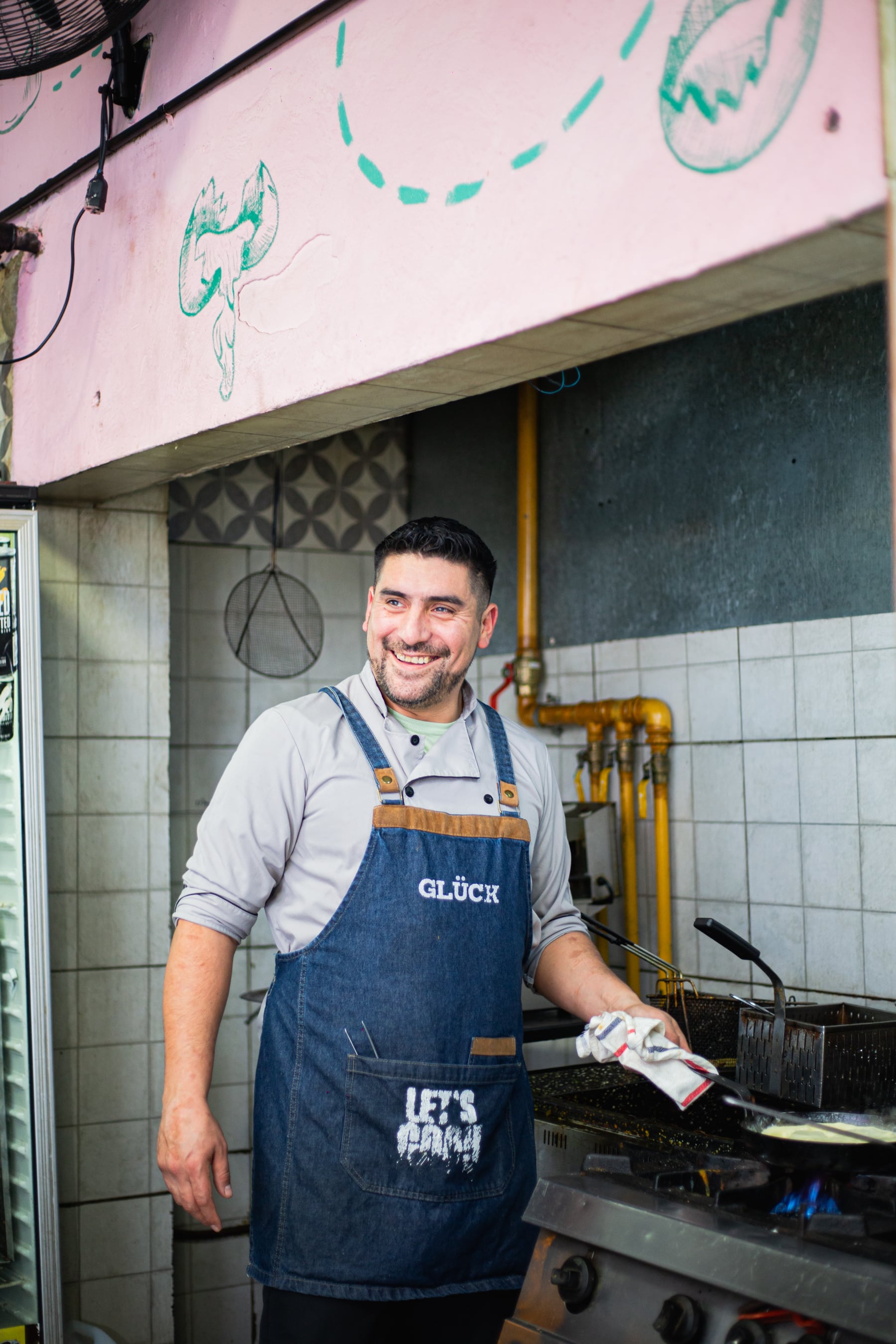 Leonardo Díaz comanda la cocina del Bodegón Olivera