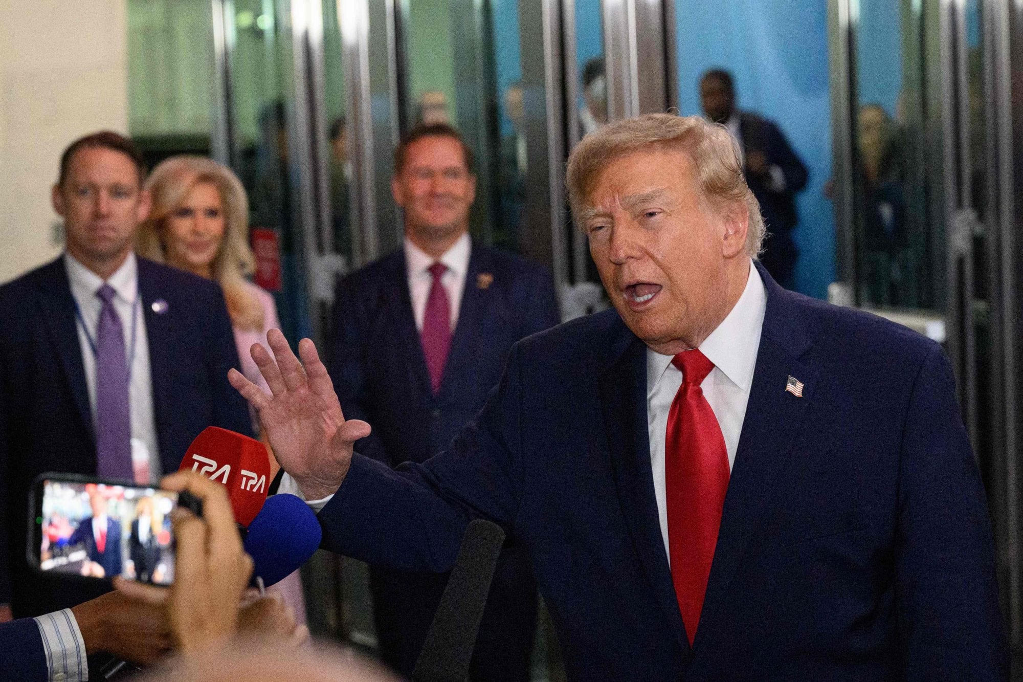 La llegada de Trump a la Asamblea General de la ONU