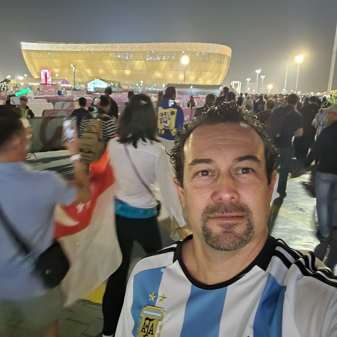 Pablo Cecere fue a Qatar luego de que la Selección argentina le ganara a Países Bajos
