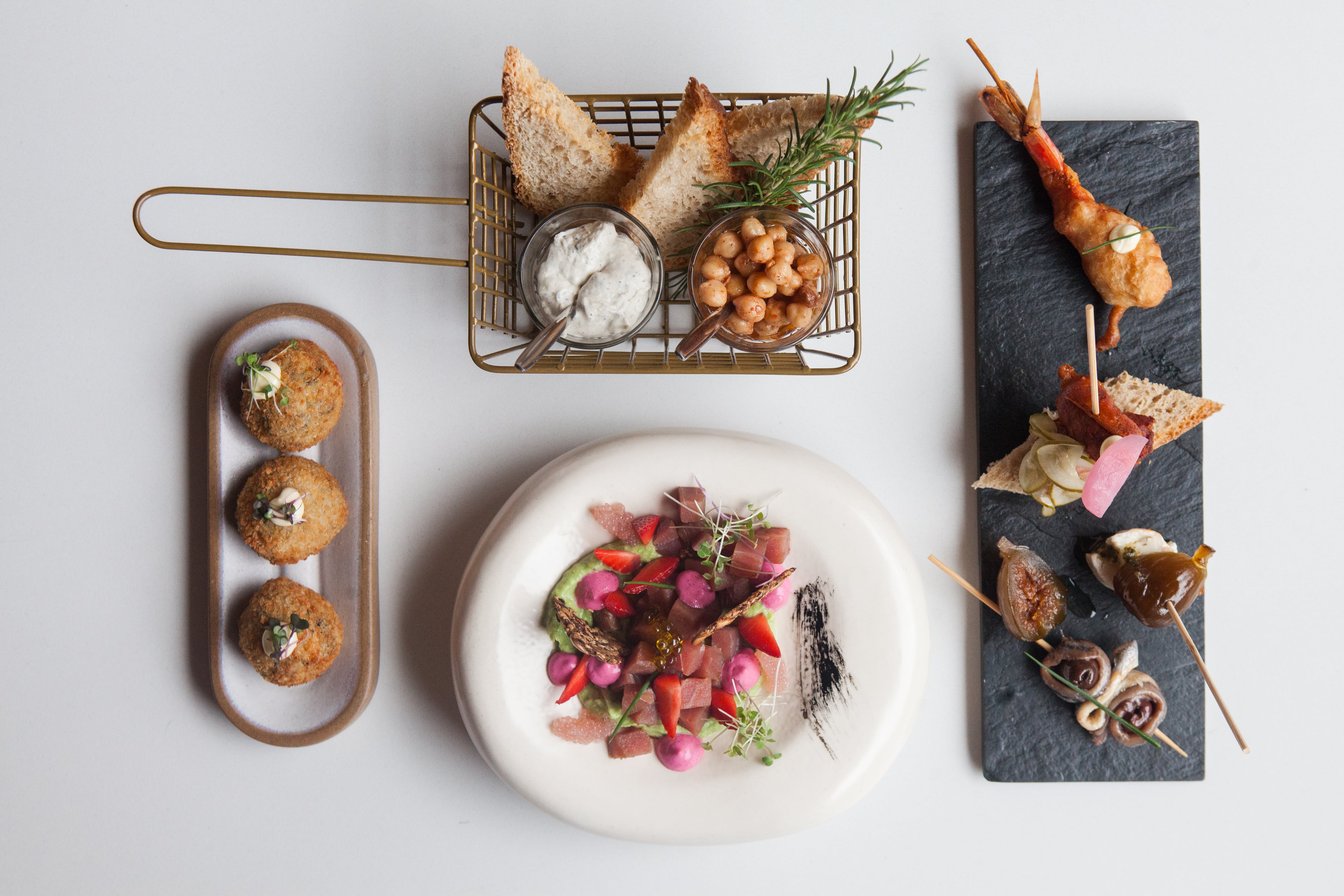 Los pintxos se inspiran en la cocina vasca de autor