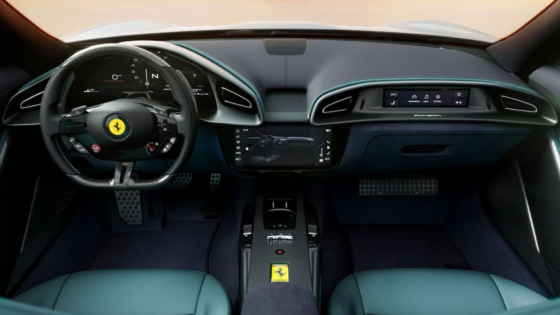 Interior de la Ferrari Amalfi