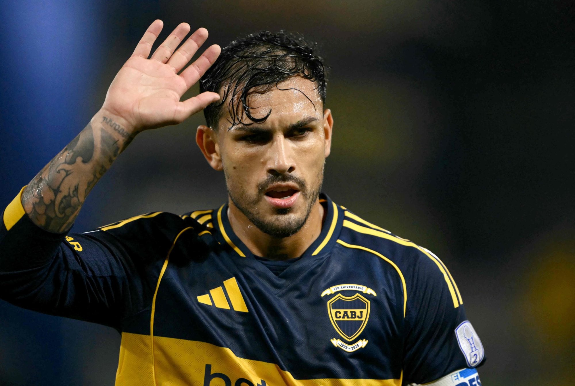 Leandro Paredes es el estandarte de Boca. (Photo by Luis ROBAYO / AFP)