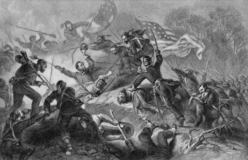 La Guerra Civil suele ser ilustrada con escenas de batallas más violentas que las de la Guerra de Independencia