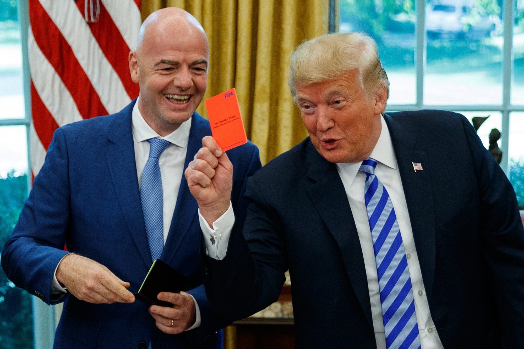 Infantino negó que Trump haya influido en la decisión de la FIFA que favoreció a Estados Unidos