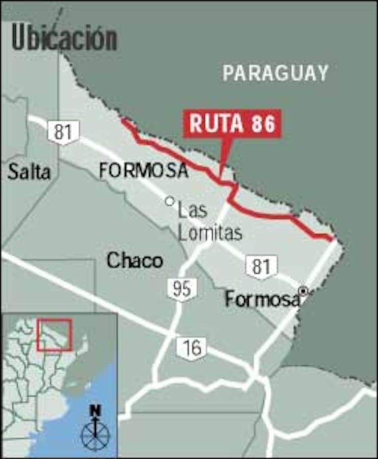 El terrible abandono de la ruta nacional 86 LA NACION