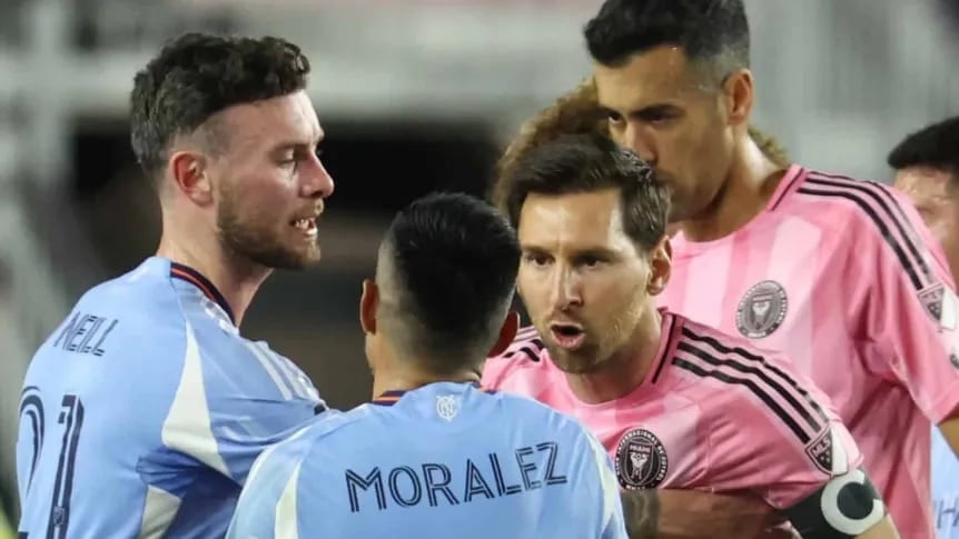 Lionel Messi y un nuevo capítulo de enojos e insultos en la MLS: anoche contra Maxi Moralez