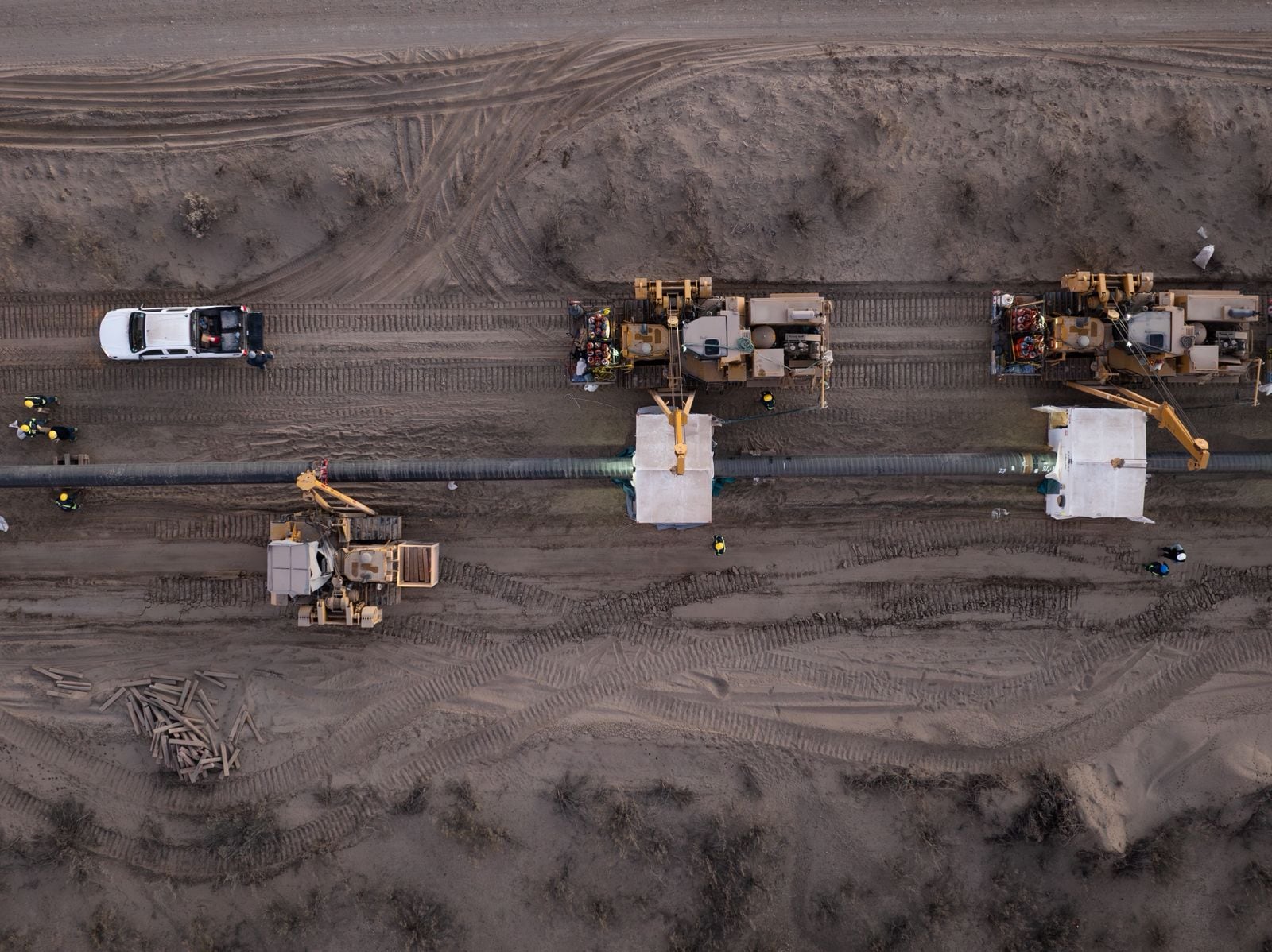 Así se construye el oleoducto que marcará el futuro energético del país