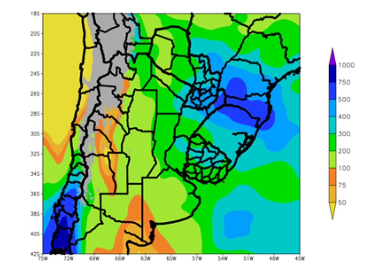 Las precipitaciones previstas para el invierno de 2025