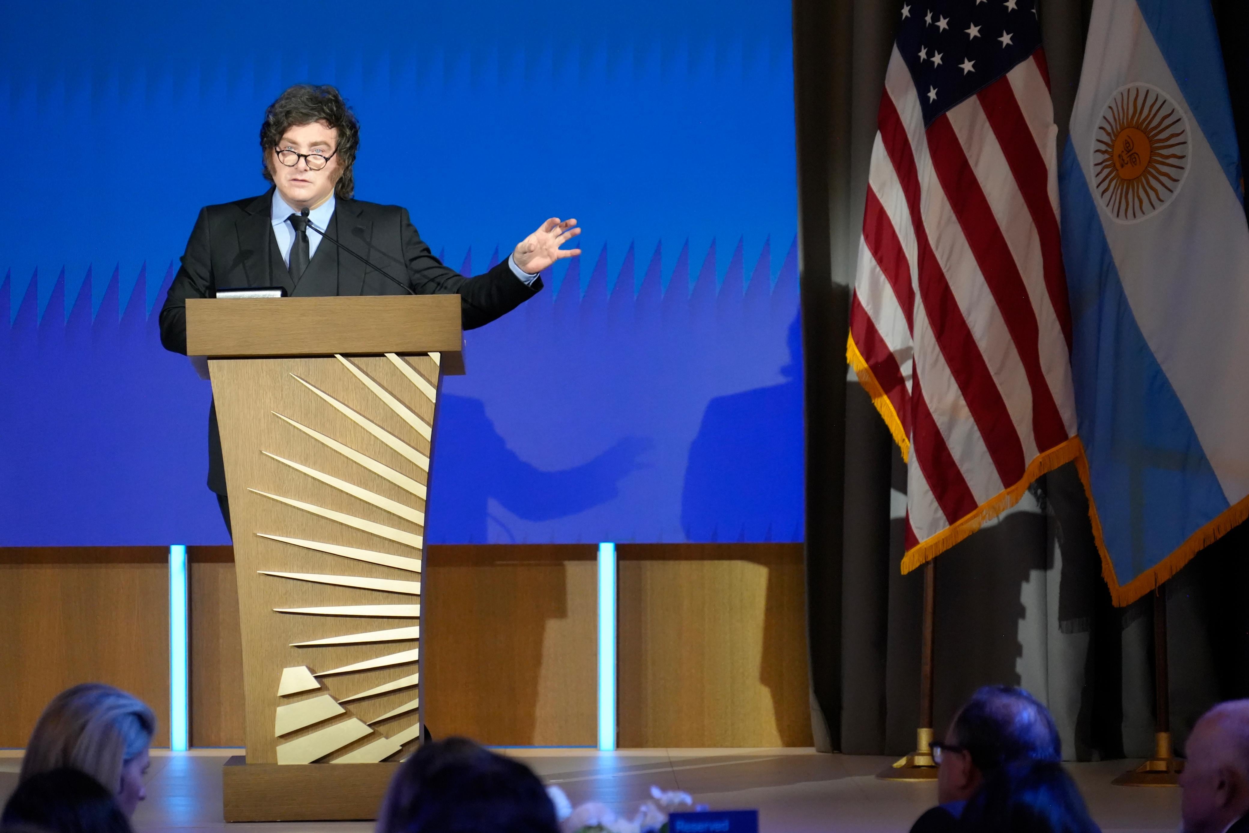 Milei en la Cámara de Comercio de Estados Unidos: “No descansaré hasta que la Argentina sea el país más libre del planeta”
