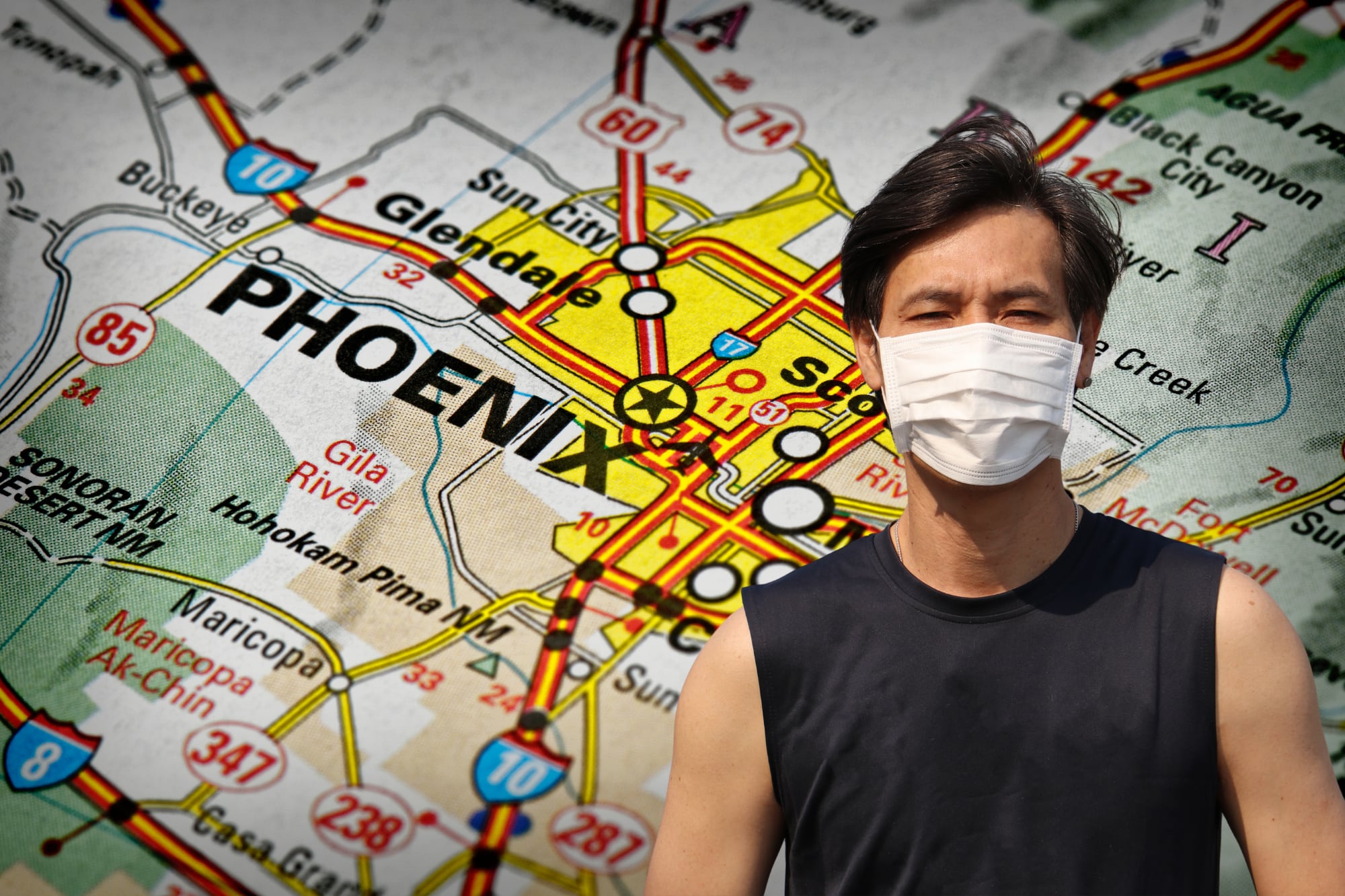 En Phoenix, el ADEQ reporta un índice de contaminación moderado este lunes, con niveles de PM10 en 59 y ozono en 51