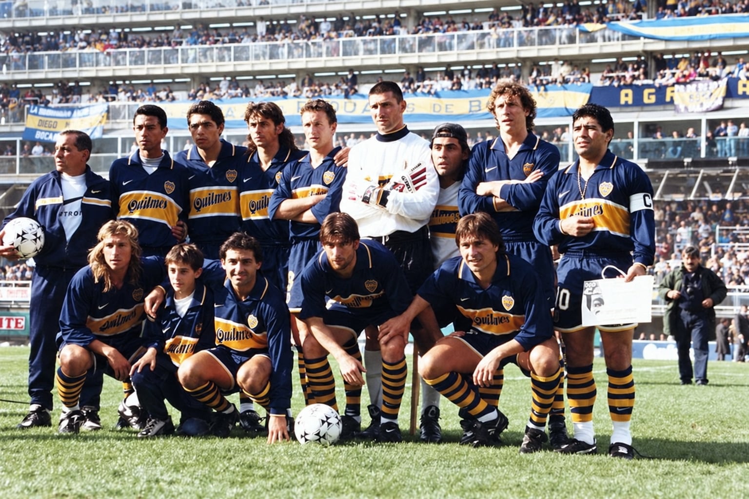 Diego Maradona dio positivo en 1997, en el partido contra Argentinos Juniors en el que marcó un gol y compartió cancha por primera vez con Juan Román Riquelme