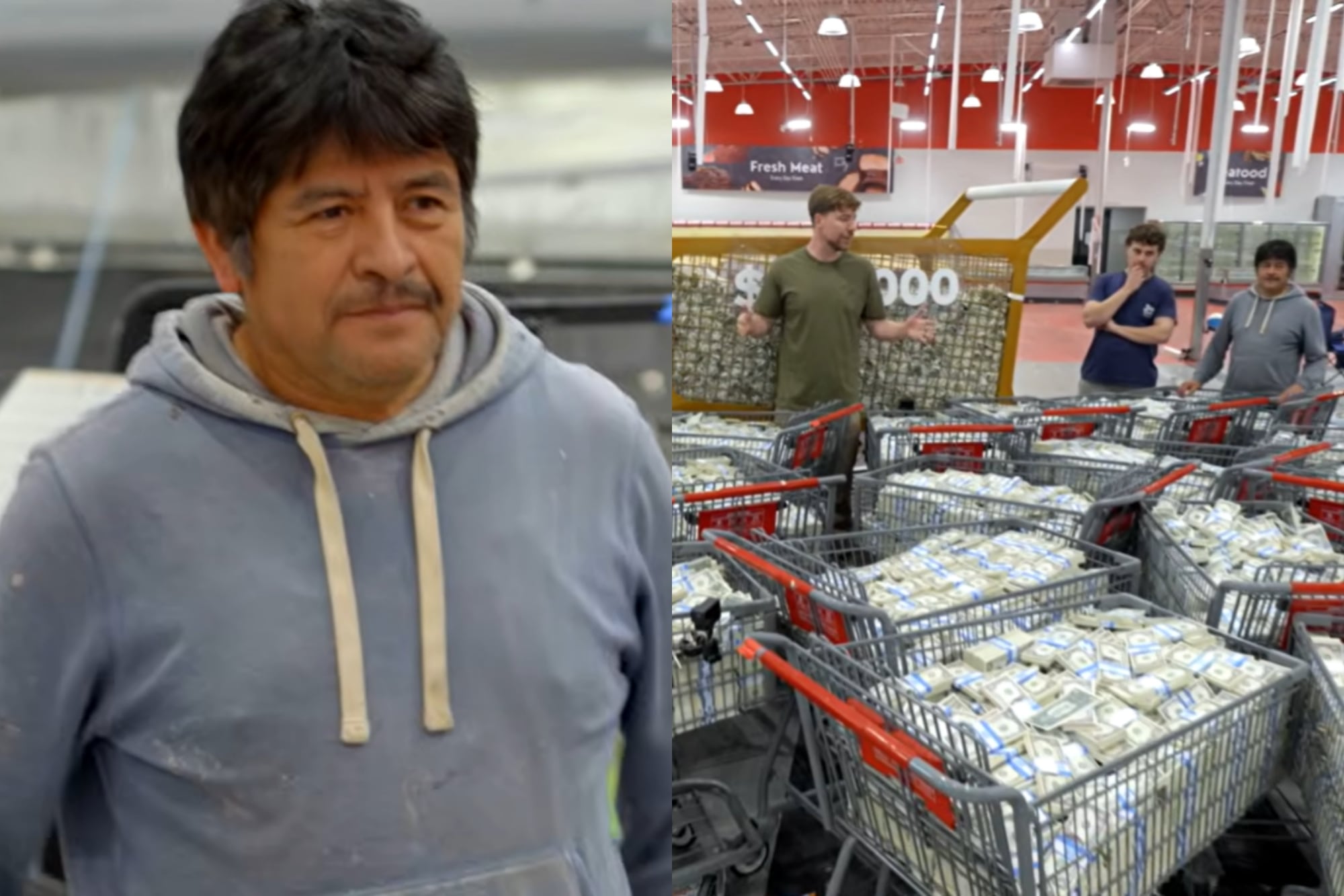 Tiene 56 años, es mexicano y resiste hace meses dentro de un supermercado para ganar US$1 millón junto a tres finalistas