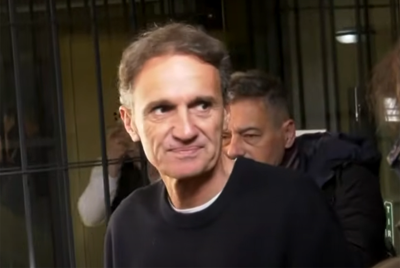 Gabriel Katopodis, al llegar a la escuela para votar