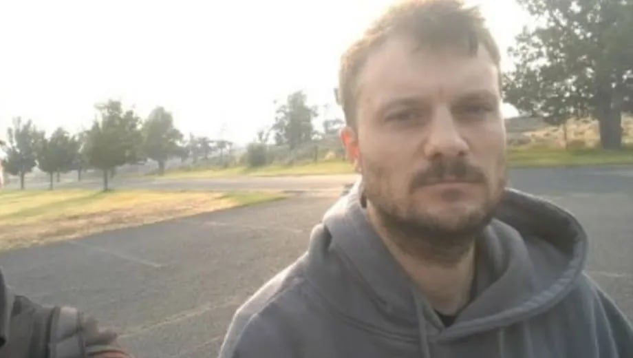 Juan Manuel Reverter en su arresto en Oregón