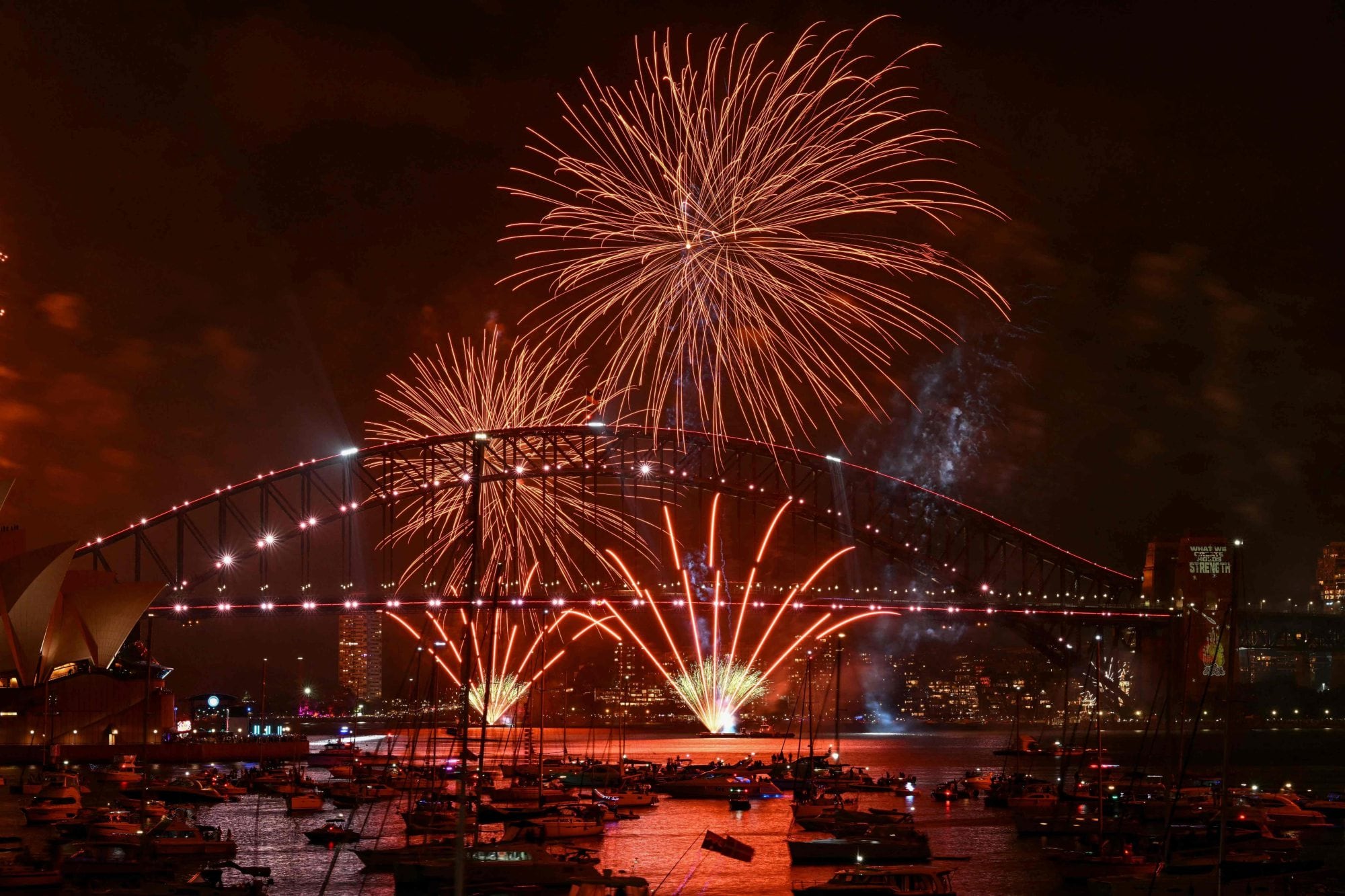 Estos festejos se realizan antes del show oficial de fin de año.