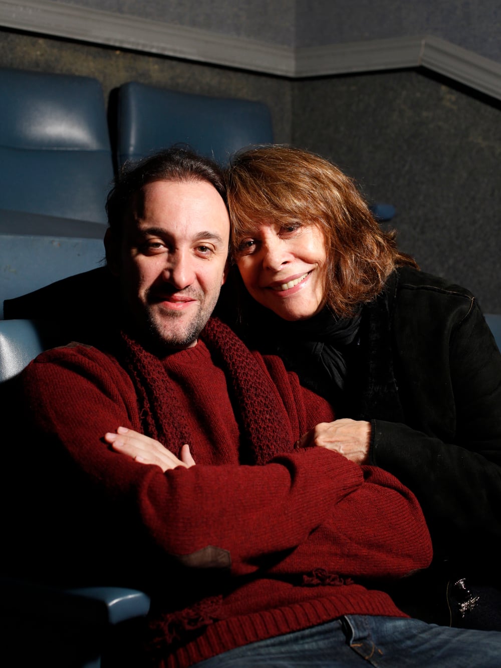 Biral junto a su hijo, Bruno Pedemonti