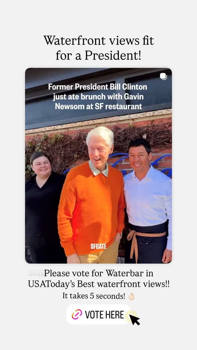 El expresidente Bill Clinton asistió al cumpleaños del exalcalde Willie Brown junto con Gavin Newsom
