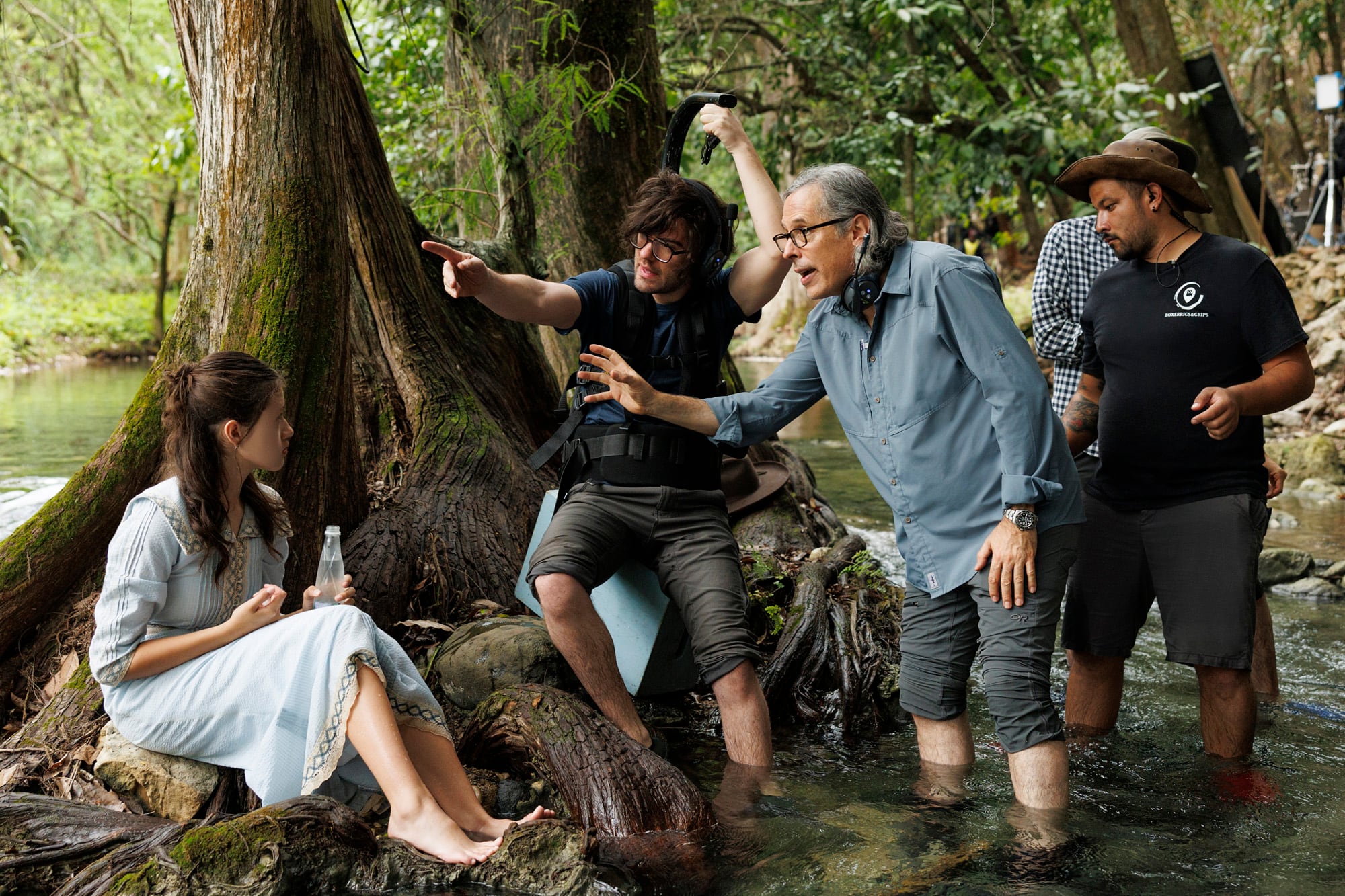 Pedro Páramo. (L to R) Sarah Rovira, Rodrigo Prieto in Pedro Páramo. Cr. Juan Rosas/Netflix ©2023