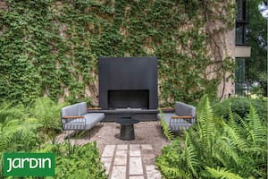 Crearon una terraza que más bien parece un jardín