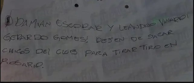 El mensaje mafioso que dejaron junto al cuerpo de