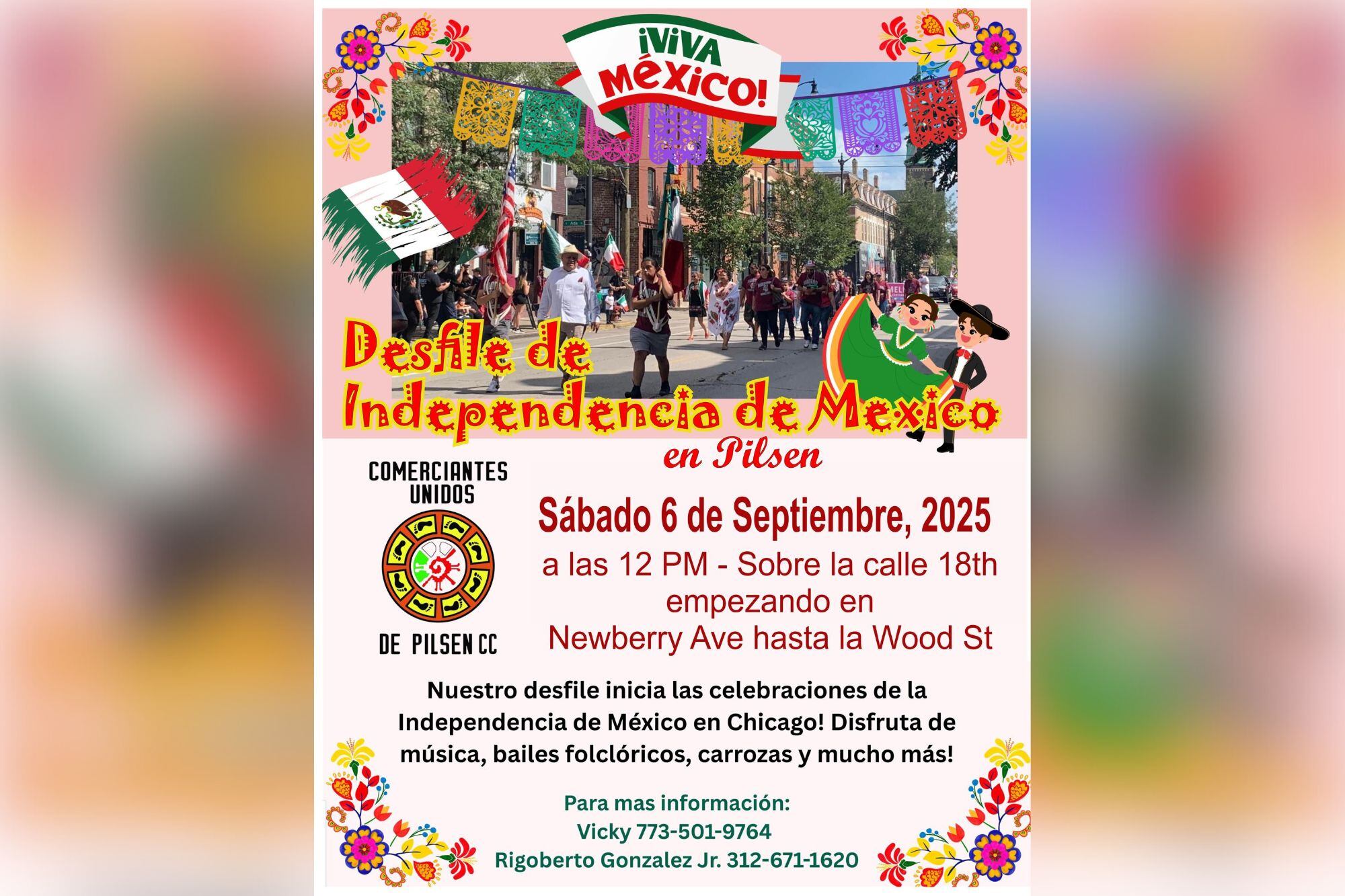 Cuándo y dónde será el desfile de México en Pilsen