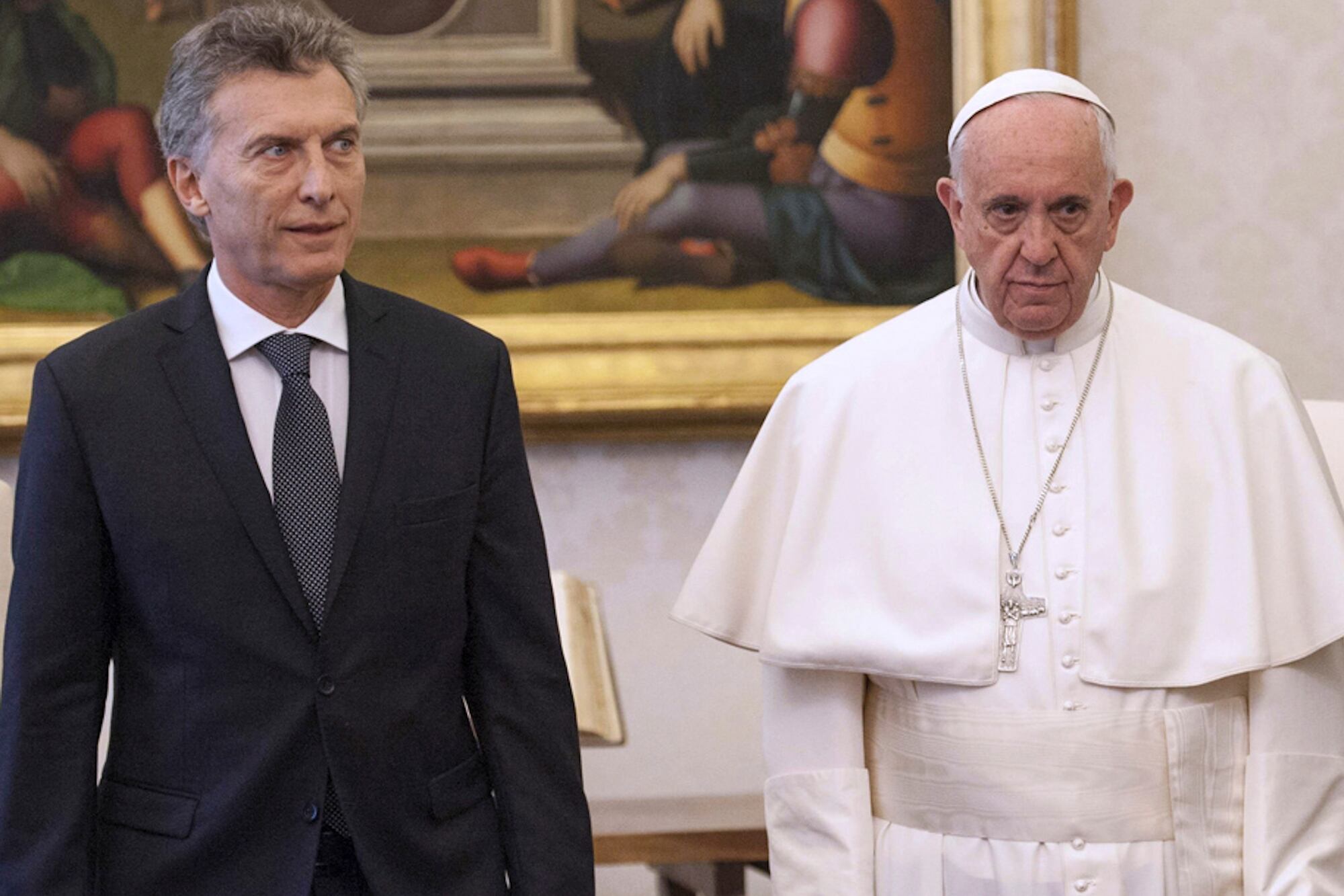 El encuentro entre Francisco y Mauricio Macri en 2016