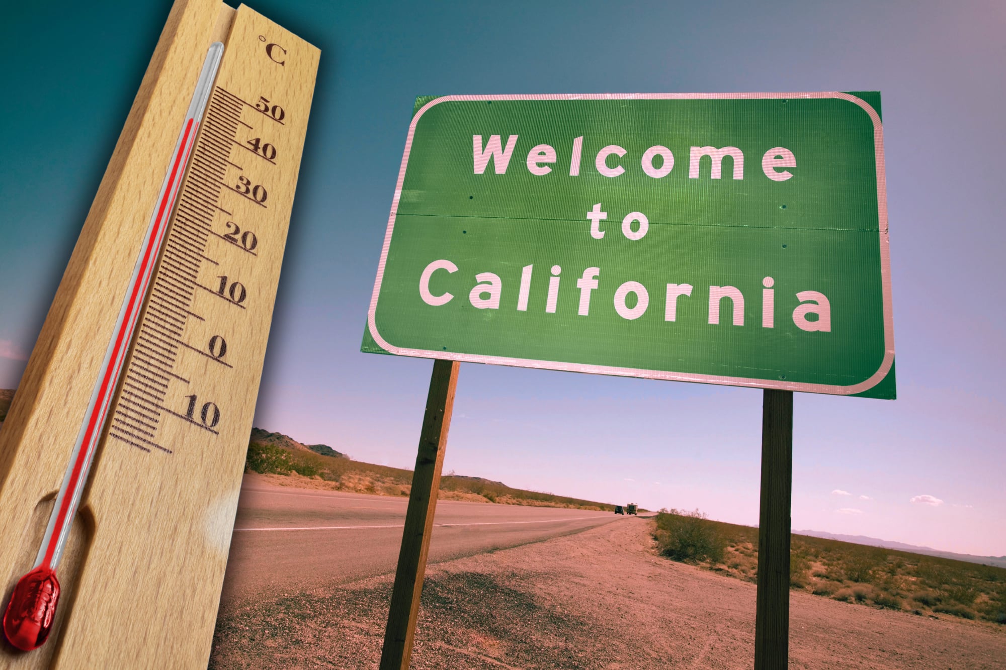 En Los Ángeles se registraron 98 °F (36,6°C), una temperatura que no se ve hasta mayo