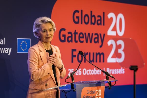Ursula von der Leyen, en el Foro Global Gateway