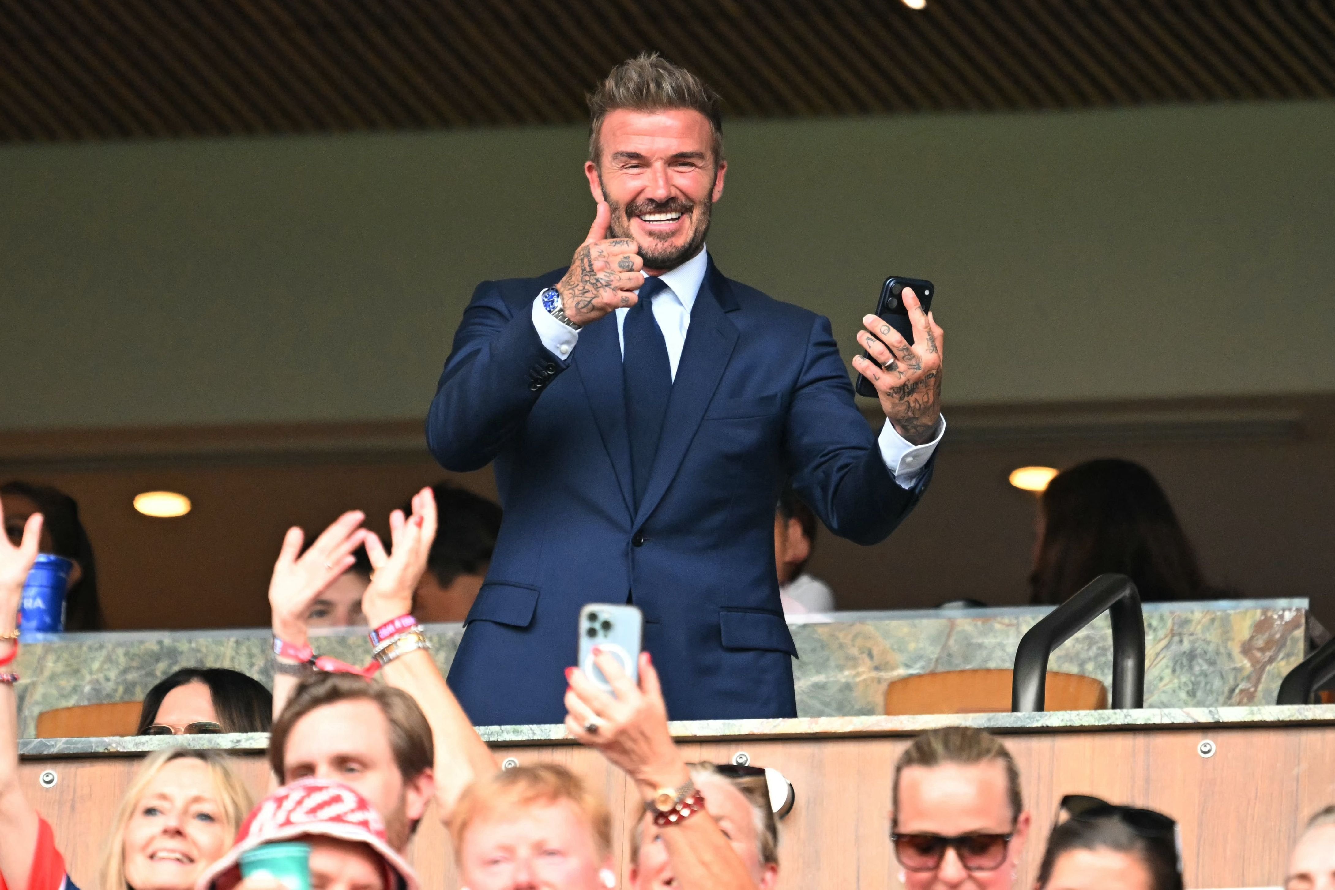 En este Mundial, David se transformó en una presencia casi permanente: anfitrión, exfutbolista, empresario y embajador informal del fútbol inglés en los Estados Unidos