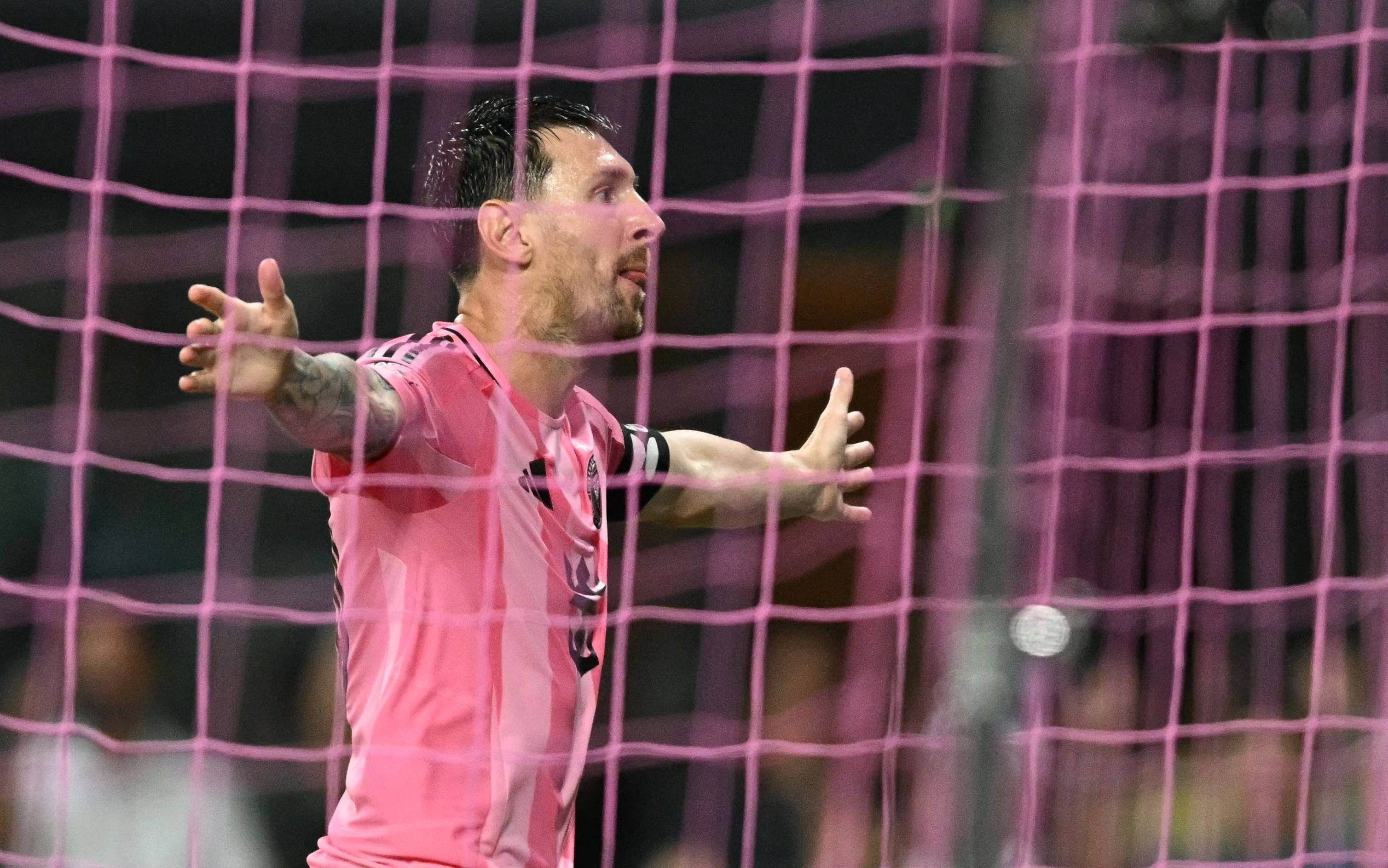 Lionel Messi hizo dos goles en el triunfo de Inter Miami sobre Atlético San Luis por la Leagues Cup