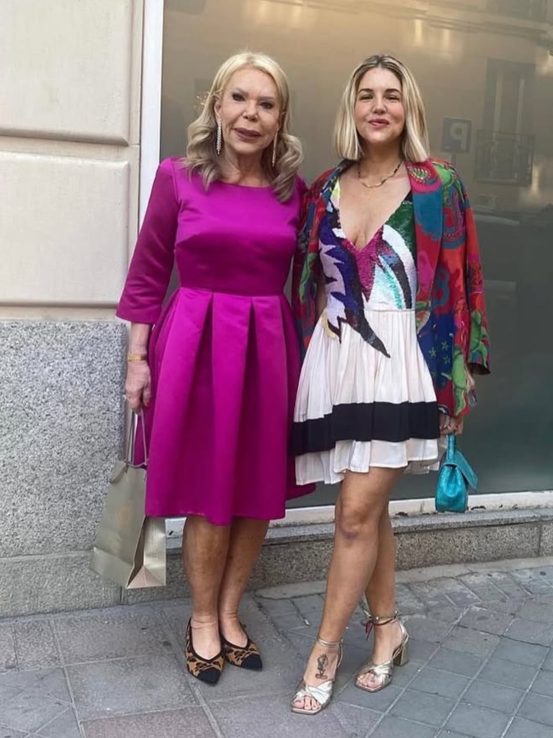 Marina Tchomlekdjoglou de Dodero junto a su hija Tweety Dodero (Foto: Instagram @tweetydoderonovias)