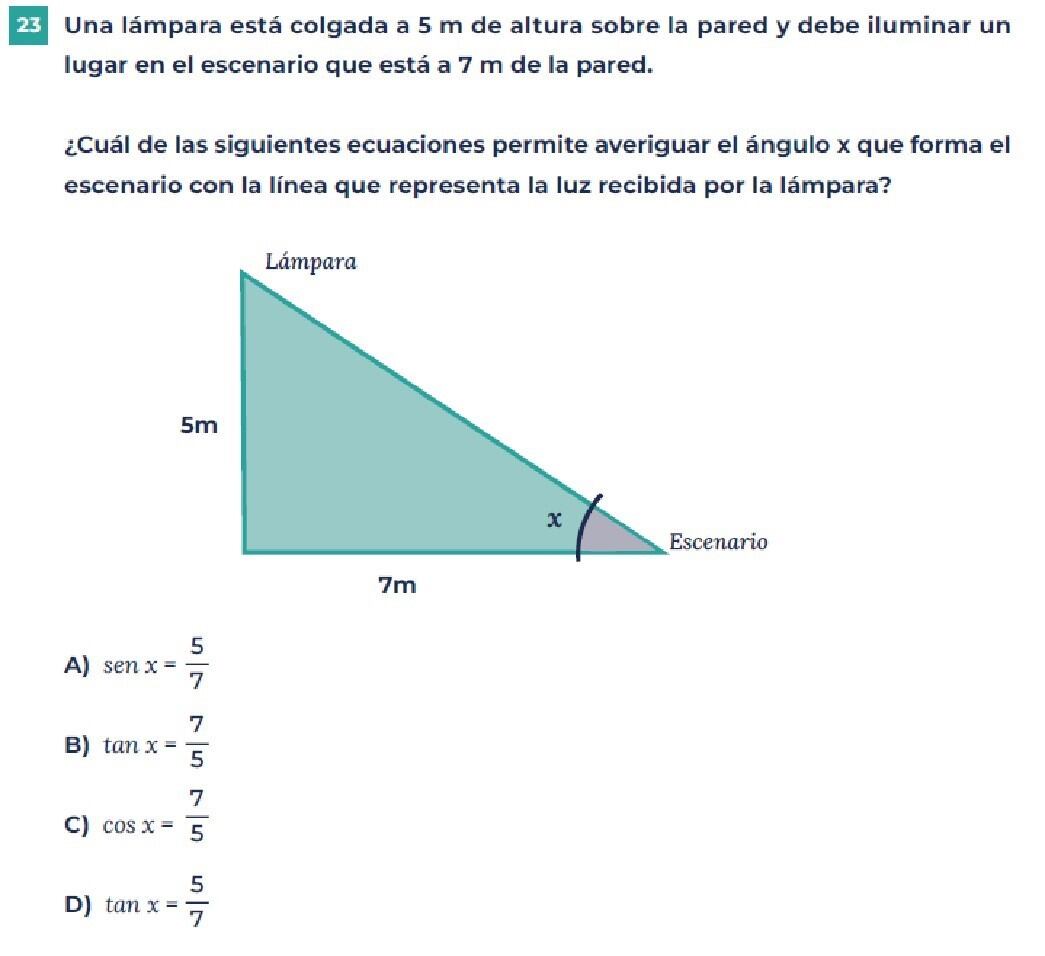 Uno de los ejemplos de ejercicio matemático en el que fallaron los alumnos  secundarios que hicieron la prueba Aprender 2024