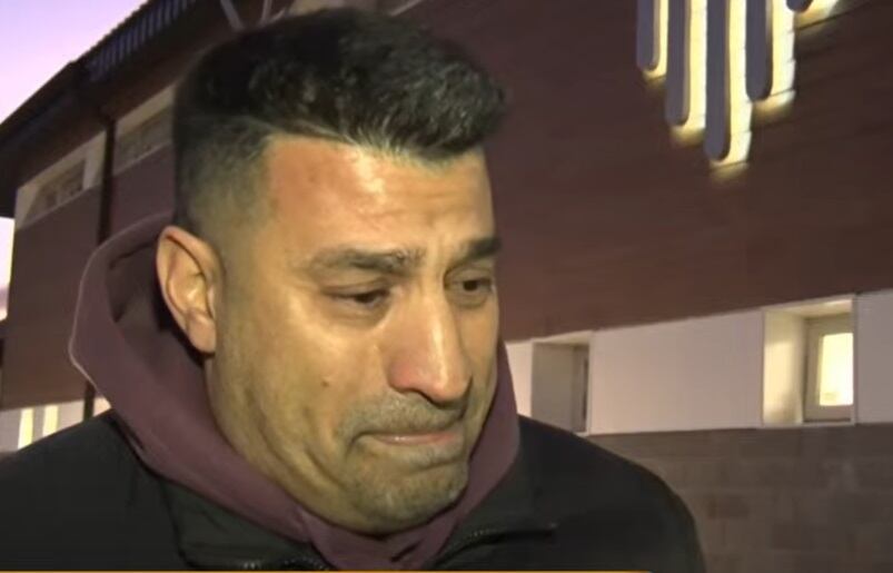 Mariano junto con su esposa María Inés estaban de vacaciones en Neuquén