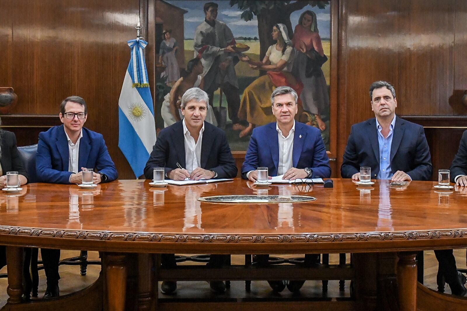 Caputo y el gobernador de Chaco, Leandro Zdero