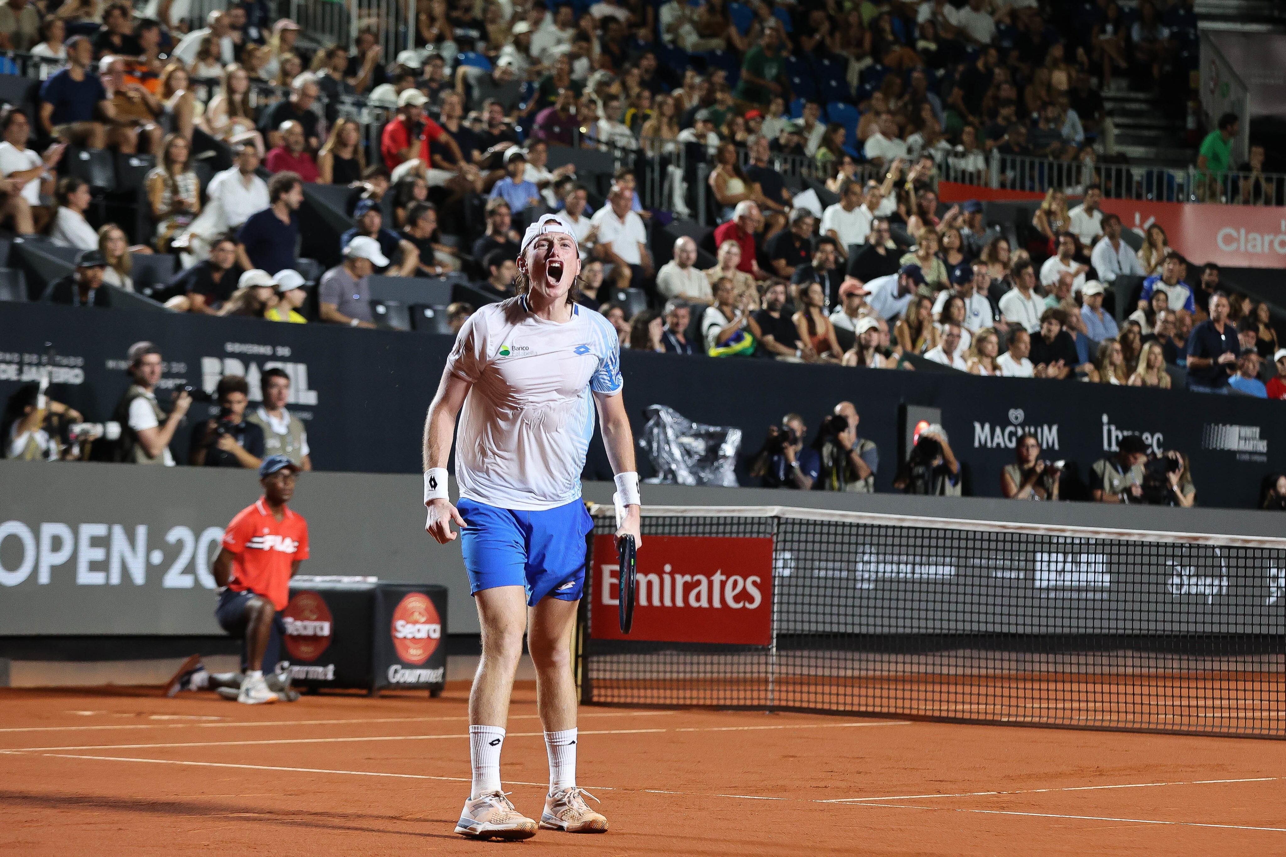 El desahogo de Ignacio Buse al vencer a Fonseca en el Río Open: es el primer peruano en llegar a los cuartos de final de un ATP 500