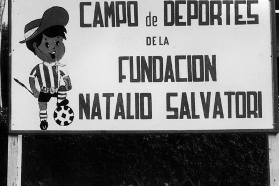 El cartel de la quinta Salvatori, en José C. Paz, donde se concentró la selección argentina que ganó el Mundial de 1978, con Menotti como técnico
