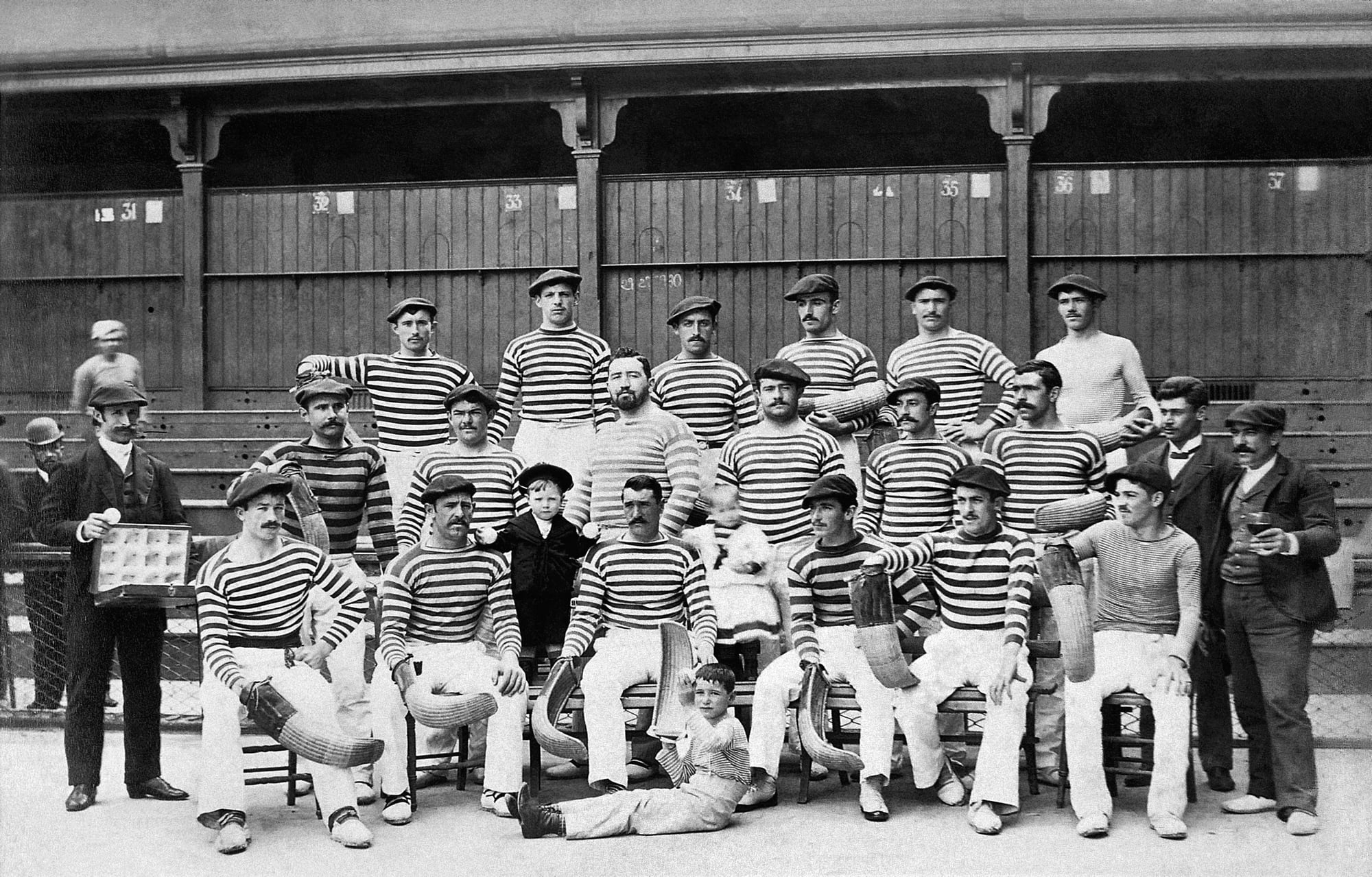 Grupo de vascos en la Argentina en 1895