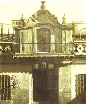 La casa natal de Belgrano, sobre la avenida homónima al 430, demolida a inicios del XX (Foto: cultura.gob.ar)