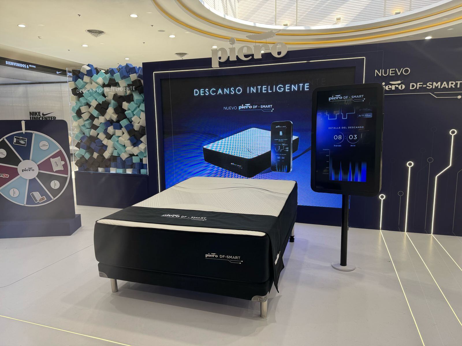 Piero presentó el DF Smart, un colchón con sensores integrados para medir la calidad de sueño