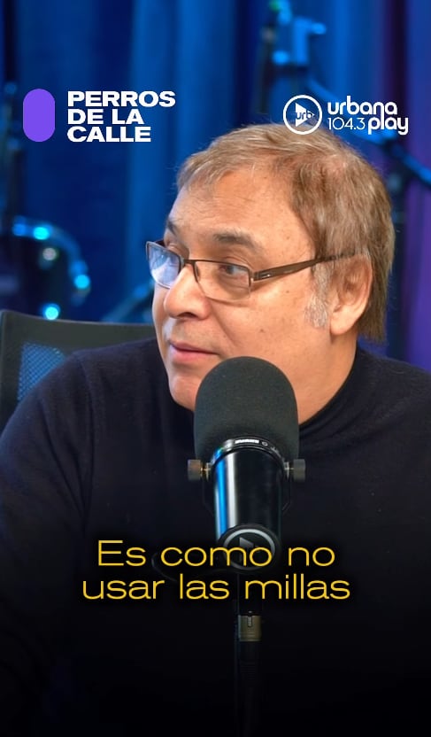 Gabriel Rolón reflexionó sobre el paso del tiempo durante su participación en Urbana Play (Captura: Instagram @perroscalle)
