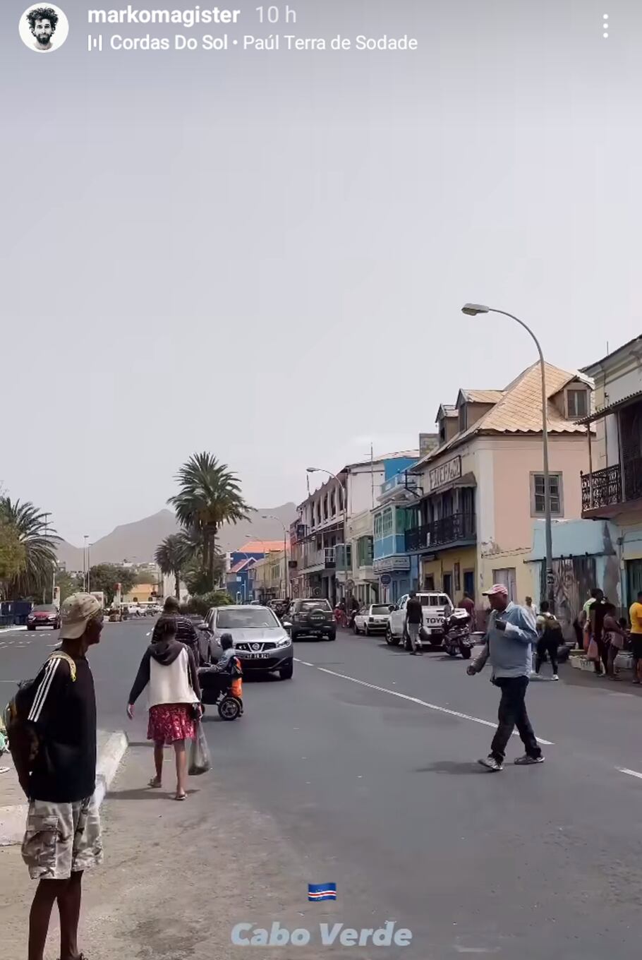 En Cabo Verde, África, los tripulantes de 