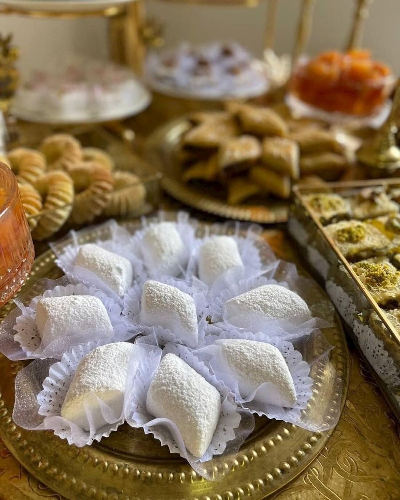 Los makroud el louse son galletas argelinas sin harina