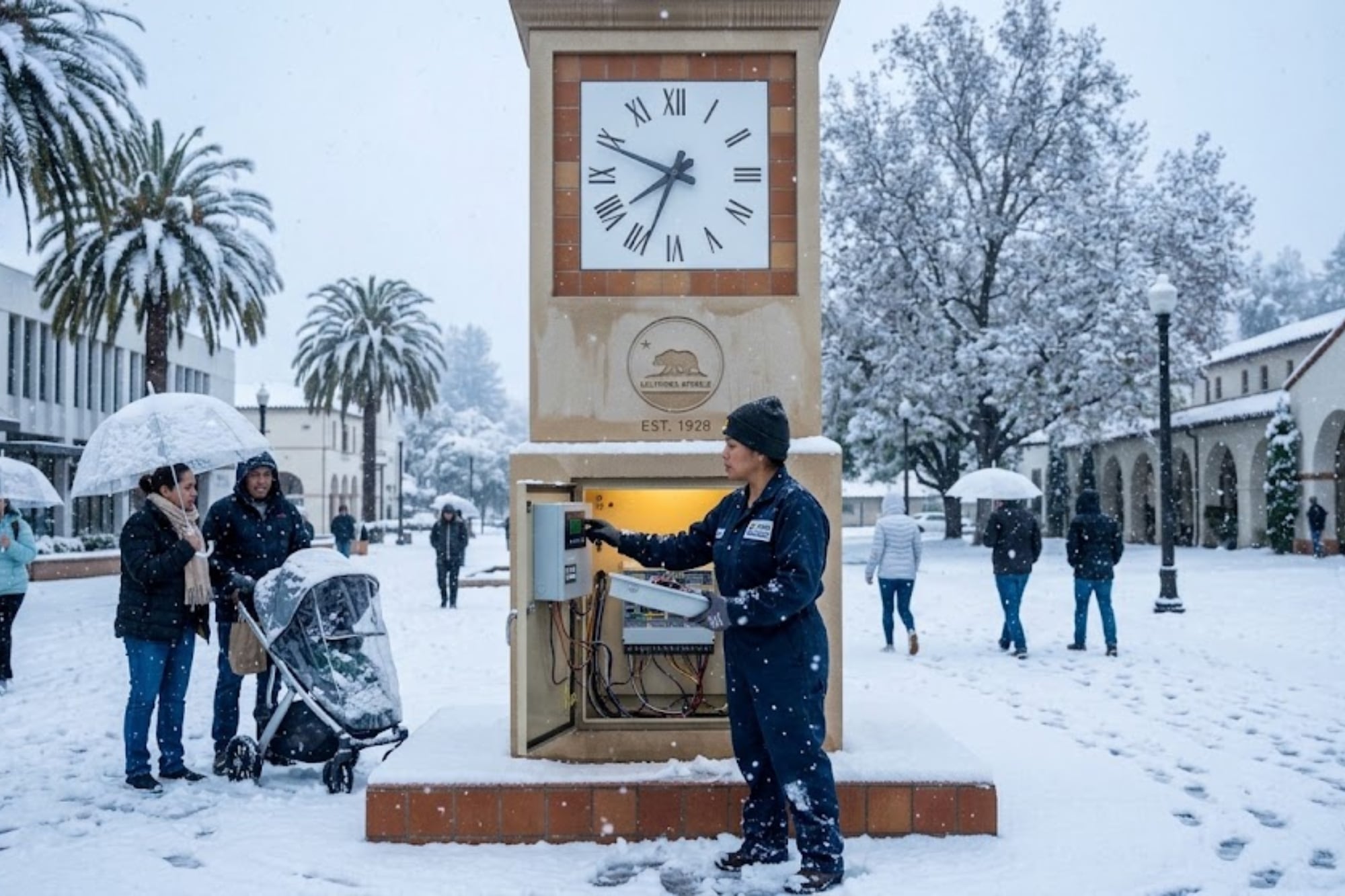 Es oficial: cambia la hora en California y llegan las primeras nevadas de la temporada 2026
